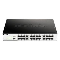 D-Link DGS-1024D netwerk-switch Unmanaged Gigabit Ethernet (10/100/1000) 1U Zwart, Zilver