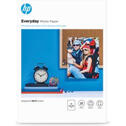 HP Q5451A pak fotopapier A4 Zwart, Blauw, Wit Semi-gloss