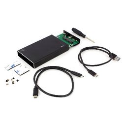 Ewent EW7070 behuizing voor opslagstations HDD-/SSD-behuizing Zwart 2.5