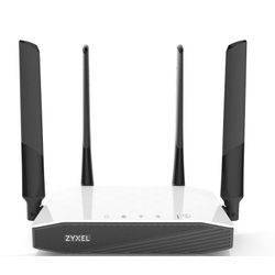 Zyxel NBG6604 draadloze router Fast Ethernet Dual-band (2.4 GHz / 5 GHz) 4G Zwart, Wit