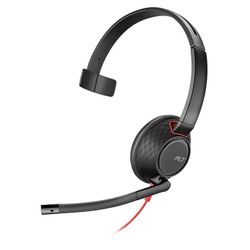 Plantronics Blackwire 5210 Headset Hoofdband Zwart, Rood