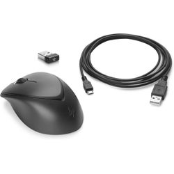 HP Wireless Premium Mouse muis RF Draadloos Laser 1200 DPI Ambidextrous