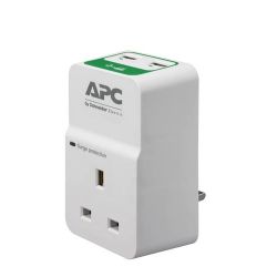 APC PM1WU2-UK Overspanningsbeveiliging Wit 1 AC-uitgang(en) 230 V