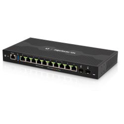 Ubiquiti Networks EdgeRouter 12P bedrade router Gigabit Ethernet Zwart