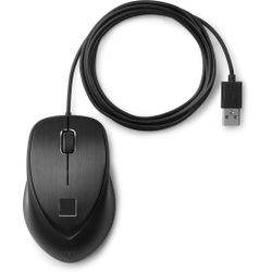 HP USB Fingerprint Mouse muis Ambidextrous USB Type-A