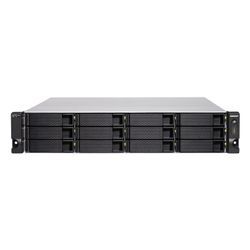 QNAP TS-h1277XU-RP NAS Rack (2U) Ethernet LAN Zwart, Grijs 3700X