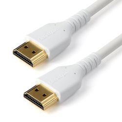 StarTech.com 1 m Premium Gecertificeerde HDMI 2.0 Kabel met Ethernet, Duurzame High Speed UHD 4K 60Hz HDR, Robuuste M/M Kabel me