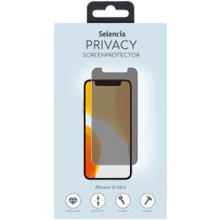 Selencia Gehard Glas Privacy Screenprotector iPhone 12 5.4 inch - Screenprotector