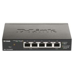 D-Link DGS-1100-05PDV2 netwerk-switch Managed Gigabit Ethernet (10/100/1000) Power over Ethernet (PoE) Zwart