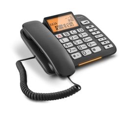 Gigaset DL 580 Analoge telefoon Nummerherkenning Zwart
