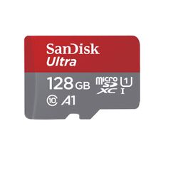 SanDisk Ultra flashgeheugen 128 GB MicroSDXC UHS-I Klasse 10