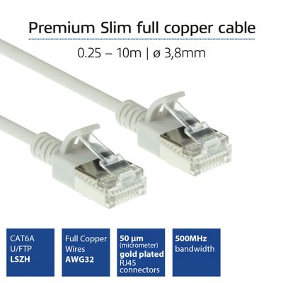 ACT DC7005 netwerkkabel Grijs 5 m Cat6a U/FTP (STP)