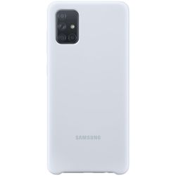 Samsung Silicone Backcover Galaxy A71 - Zilver - Zilver / Zilver