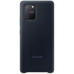 Samsung Silicone Backcover Galaxy S10 Lite - Zwart - Zwart / Zwart