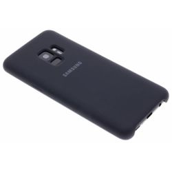 Samsung Silicone Backcover Samsung Galaxy S9 - Zwart / Zwart