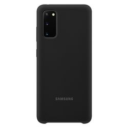 Samsung Silicone Backcover Galaxy S20 - Zwart - Zwart / Zwart