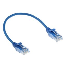 ACT DC9600 netwerkkabel 0,5 m Cat6 U/UTP (UTP) Blauw