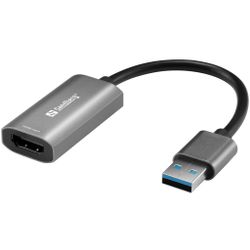 Sandberg 134-19 USB grafische adapter Grijs