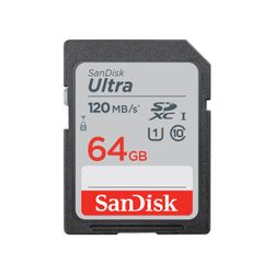 SanDisk Ultra flashgeheugen 64 GB SDXC UHS-I Klasse 10
