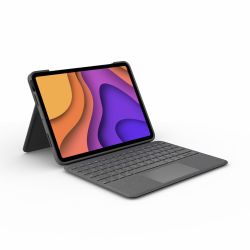 Logitech Folio Touch for iPad Air (4th generation) Grijs Smart Connector QWERTZ Zwitsers