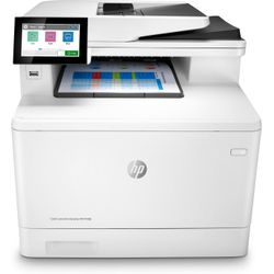 HP Color LaserJet Enterprise MFP M480f, Color, Printer voor Business, Printen, kopiëren, scannen, faxen, Compact formaat  Optima