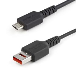 StarTech.com 1m Data Blocker Kabel USB-A naar Micro USB Secure Charging Kabel No-Data Power-Only Oplaadkabel voor Telefoon/Table