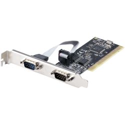 StarTech.com 2-Port PCI RS232 Seriële Kaart - PCI Seriële Adapterkaart met Standaard & Low Profile Brackets - PCI to Dual Serial