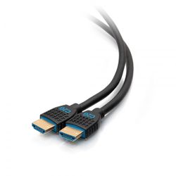 C2G Performance-serie ultraflexibele hogesnelheid HDMI-kabel van 0,3m- 4K 60Hz In de wand, CMG (FT4) gecertificeerd