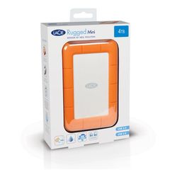 LaCie Rugged Mini externe harde schijf 2000 GB Oranje, Zilver