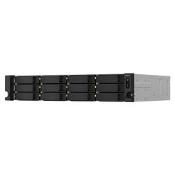 QNAP TS-1264U-RP NAS Rack (2U) Ethernet LAN Aluminium, Zwart