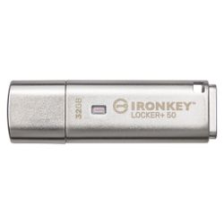 Kingston Technology IronKey Locker+ 50 USB flash drive 32 GB USB Type-A 3.2 Gen 1 (3.1 Gen 1) Zilver