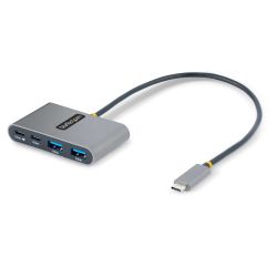 StarTech.com 4-Port USB-C Hub met 100W Power Delivery Pass-Through, 2x USB-A + 2x USB-C, 5Gbps, 30cm Kabel, Compacte Laptop/Desk