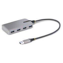 StarTech.com 4-Port USB Hub, USB 3.0 5Gbps, Bus Powered USB-A naar 4x USB-A Hub met Optionele Extra Power Input, Compacte Deskto