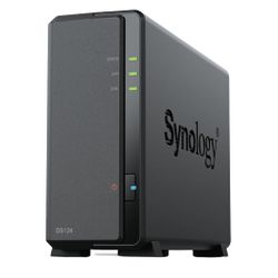 Synology DiskStation DS124 data-opslag-server NAS Desktop Ethernet LAN Zwart RTD1619B