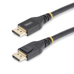 StarTech.com 10m VESA Gecertificeerde Actieve DisplayPort 1.4 Kabel, DP8K DisplayPort Kabel met HBR3, HDR10, MST, DSC 1.2, HDCP 