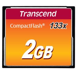 Transcend TS2GCF133 flashgeheugen 2 GB CompactFlash MLC
