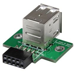 StarTech.com 2-poorts USB moederbord header adapter