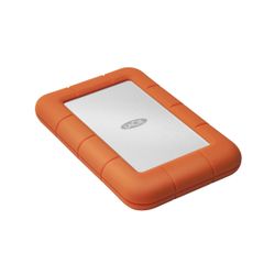LaCie Rugged Mini externe harde schijf 1000 GB Oranje, Zilver