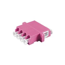 ACT Fiber optic LC-LC quad adapter OM4