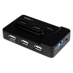 StarTech.com 6-poort USB 3.0/2.0 Combo Hub met Oplaadpoort