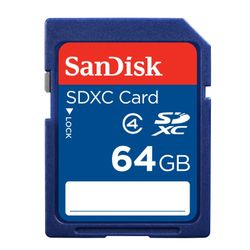SanDisk 64GB SDXC flashgeheugen Klasse 4