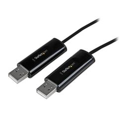 StarTech.com 2-poorts USB-toetsenbord/muis-schakelkabel met bestandsoverdracht voor pc en Mac