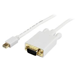 StarTech.com 3 m lange Mini DisplayPort-naar-VGA-adapterconverterkabel mDP-naar-VGA 1920x1200 wit
