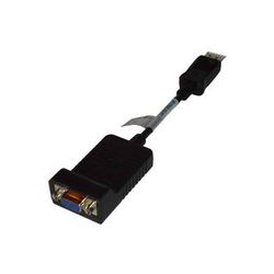 HP 632484-001 video kabel adapter DisplayPort VGA Zwart