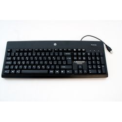 HP 724720-181 toetsenbord USB AZERTY Zwart