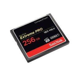 SanDisk Extreme PRO, 256GB CompactFlash