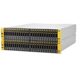 HPE StoreServ 7400c disk array Rack (4U) Zwart, Geel