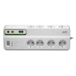APC Stekkerdoos met overspanningsbeveiliging 8x stopcontact + Coax + Telefoon