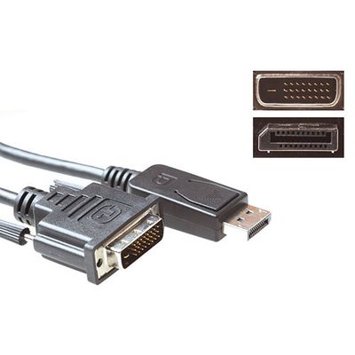 ACT AK3993 video kabel adapter 1 m DisplayPort DVI-D
