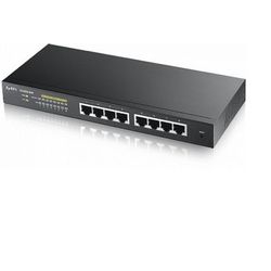 Zyxel GS1900-8HP Managed L2 Gigabit Ethernet (10/100/1000) Power over Ethernet (PoE) Zwart